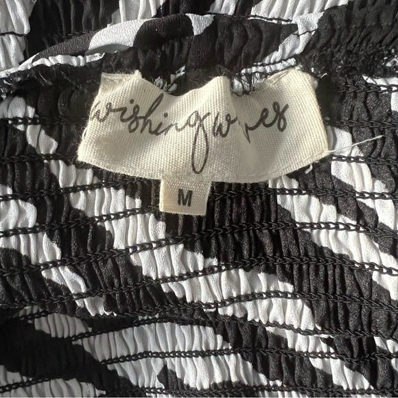 NWT WISHING WAVES ZEBRA DRESS FROM MACY’s BACKSTAGE SIZE MEDIUM - Picture 4 of 11